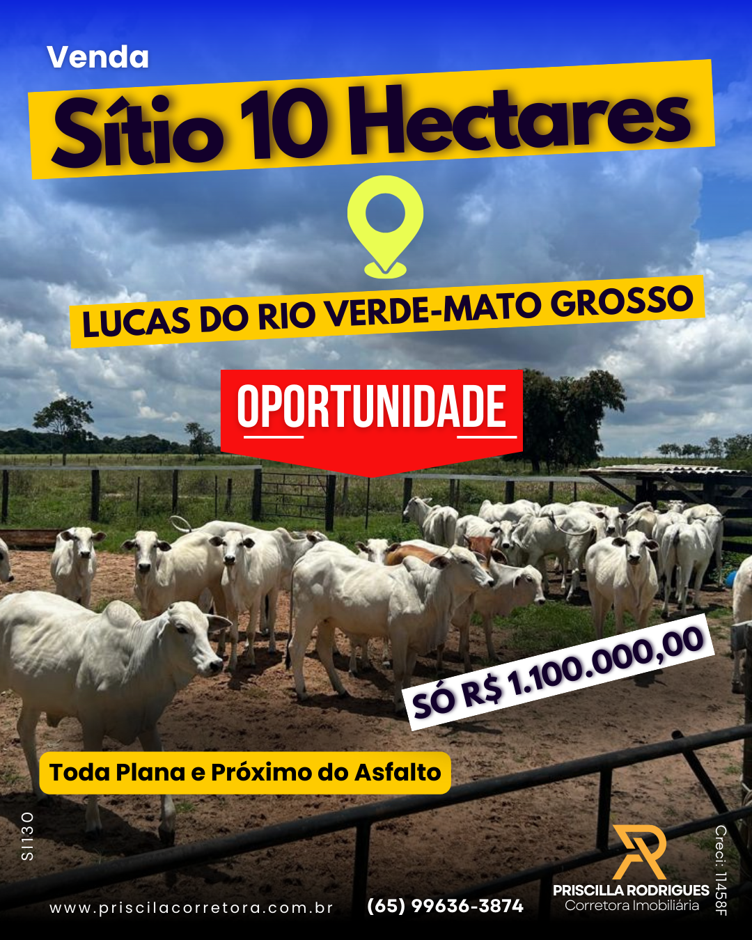 Venda - STIO 10 Hectares - Lucas do Rio Verde-MT